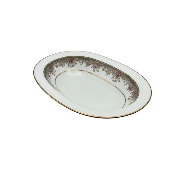 Noritake Morning Jewel 2767 Porcelain 10 1/8 Inch Oval Vegetable Serving Bowl - Picture 2 of 5
